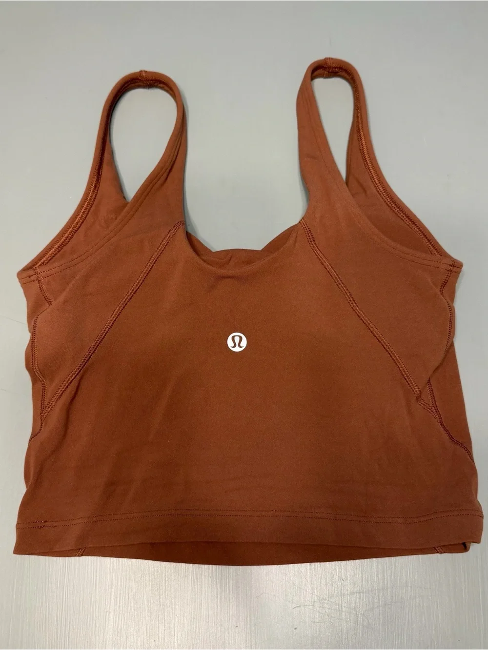 lululemon athletica Rust Brown Align tank